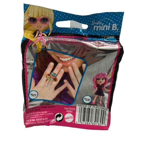 Rare Mattel Barbie Mini B. Fashion Ring Doll NEW - Picture 5 of 8
